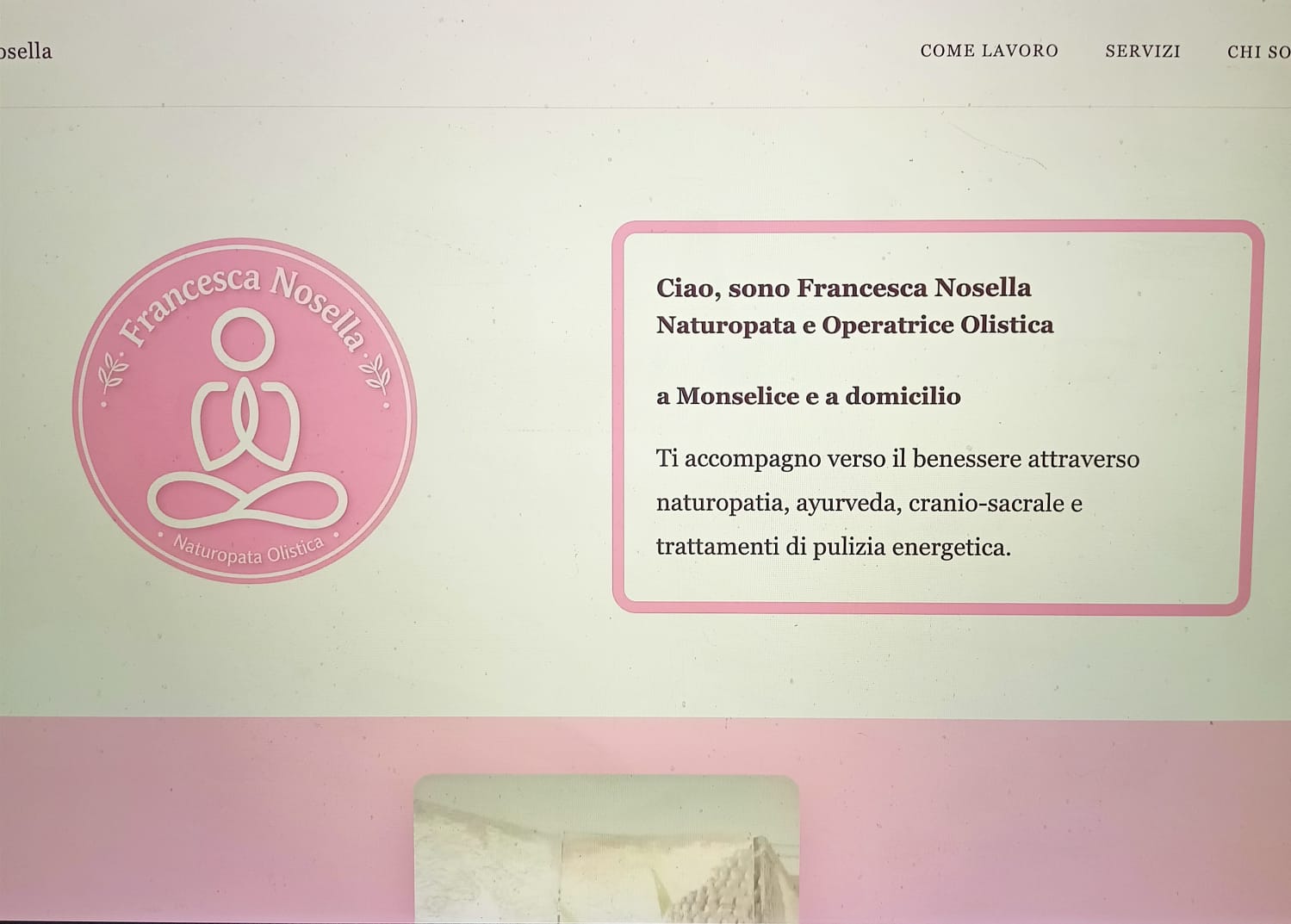 Sito web Francesca Nosella Naturopata